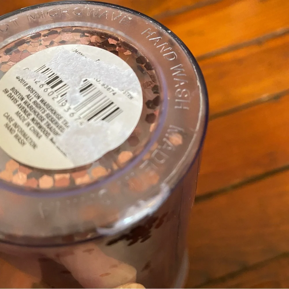 🧩 3/$20 Cantini Flip Top 24oz Sparkle Tumbler by Boston Warehouse